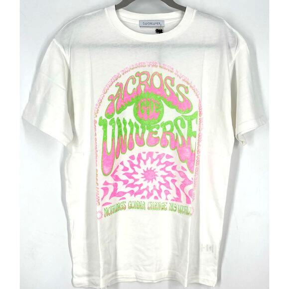 Daydreamer Across The Universe Weekend Tee Vintage White Small NWT - Picture 1 of 5